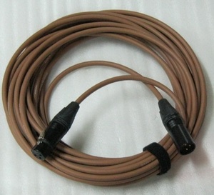  высокое качество цвет микрофонный кабель XLR мужской / женский 10m ( чай ) FMB10-BR кабель с ремешком .