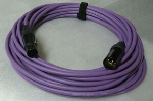  high quality color microphone cable XLR male / female 10m ( purple ) FMB10-P cable with strap .