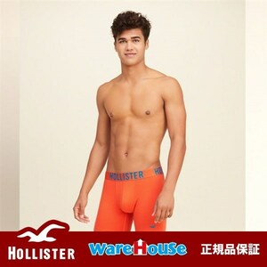 【送料無料】正規品　ホリスター HOLLISTER メンズ　ボクサーパンツ　S　オレンジ