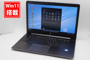 中古 フルHD 15.6型 HP zBook Studio G3 Windows11 六代i7-6700HQ 16GB 512GB(256G×2)SSD Quadro M1000M カメラ 無線 Office 中古パソコン