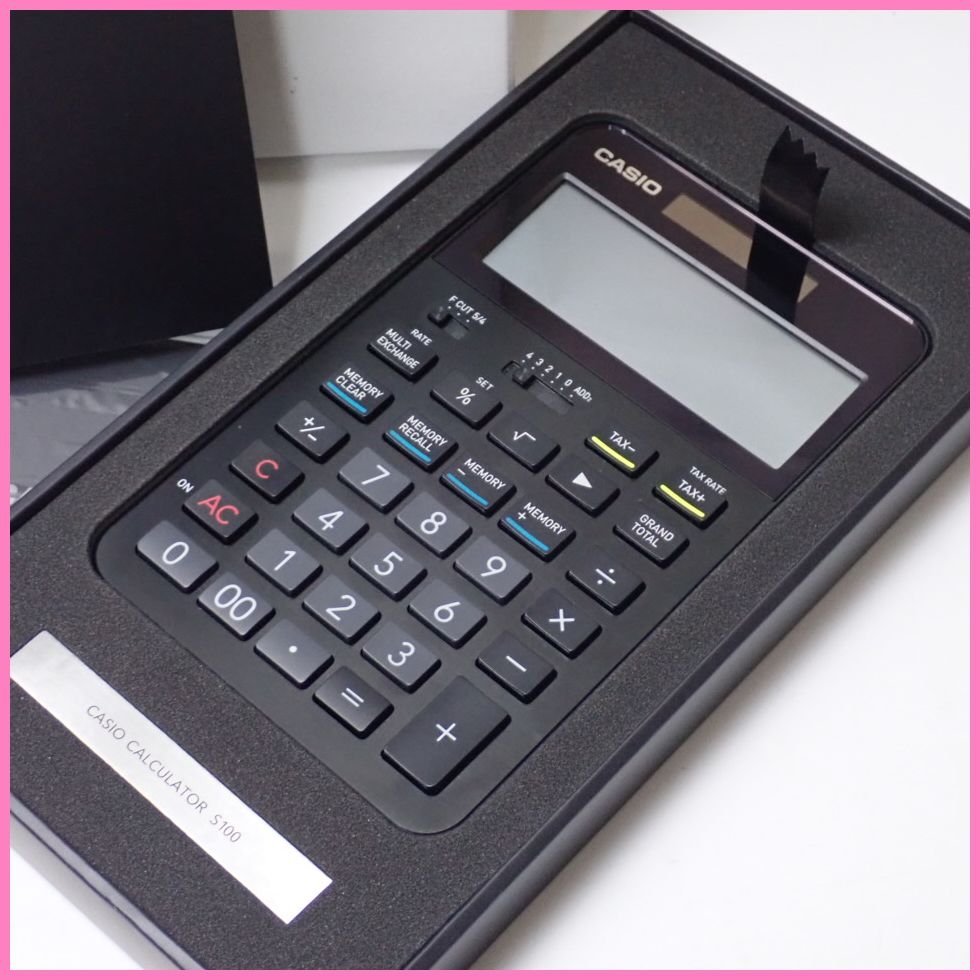 ヤフオク! -「s100 カシオ 電卓」(OA機器) の落札相場・落札価格