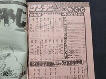 n■　週刊 少年サンデー　1981年4月29日号　No.20　さよなら三角　はしれ！春馬　小学館　/B上_画像3