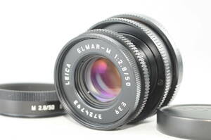 ★超美品★ Leica ライカ ELMAR-M エルマー 50mm F2.8 E39 Mマウント 付属品付★外観・光学共に最高レベル! カビ・クモリなし! 完動品!