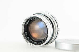 ★完動品★ Leica ライカ SUMMICRON ズミクロン 50mm F2 Lマウント 付属品付 ★清潔感溢れる綺麗な外観! 光学系カビ・濃クモリなし!