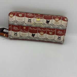 送料無料 わちふぃーるど ベベダヤン ラウンドファスナー長財布 赤