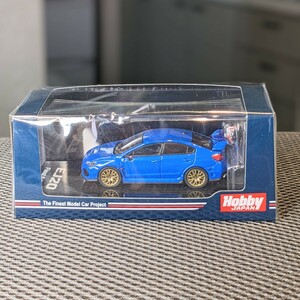 スバル WRX STI EJ20ファイナルエディション　HJ641021FBL WRブルーパール ホビージャパン 1/64