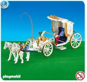  prompt decision! new goods PLAYMOBIL Play Mobil 6237.. sama. horse car 