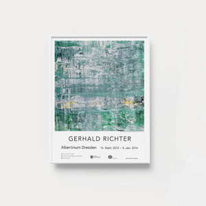  C32 ゲルハルト・リヒター Gerhard Richter キャンバスアートポスター 50×70cm イラスト インテリア 雑貨 海外製 枠なし B