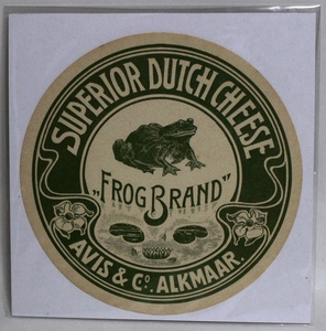  Vintage label Holland cheese label AVIS