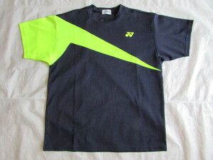  мужской M размер yonex короткий рукав футболка USED красивый игра рубашка темно-синий серия Yonex 