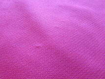 メンズ Lサイズ YONEX 定番 半袖 ポロシャツ 使用少なめ 素材ムラ有 ゲームシャツ ジャケット マゼンタ系 ヨネックス テニス バドミントン_画像8