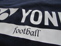 メンズ Oサイズ YONEX 長袖 Tシャツ 未使用に近い きれい 起毛裏地 ロンT ジャケット ネイビー系 177～183cm フットボール サッカー_画像2