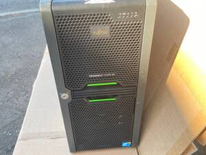【富士通 サーバー】PRIMERGY TX200 S6 win server 2008 Xeon 4GB HDD160 GB×2 鍵付き パネル割れあり