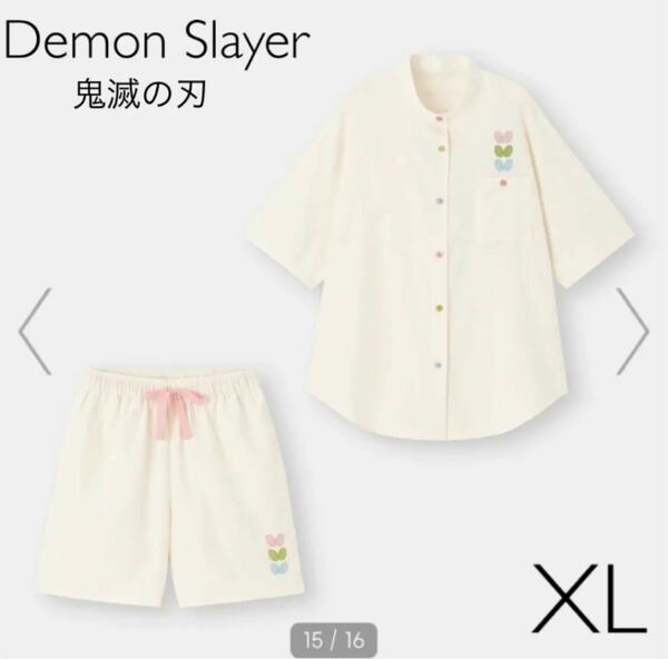 GU パジャマ(半袖&ショートパンツ)Demon Slayer XL