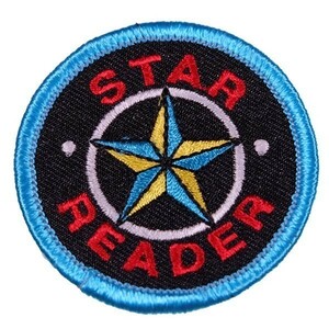 ZE42 STAR READER 丸形 ワッペン パッチ ロゴ エンブレム USA アメリカ 米国 輸入雑貨 スター 刺繍