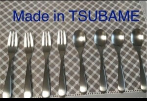 made in tsubame ツバメ8本セット フォーク小&スプーン小