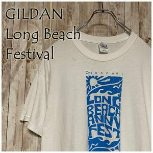 ★GILDAN Long Beach Festival Tシャツ イベント ロングビーチ フェスティバル ノベルティ