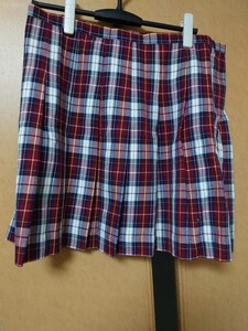 制服スカート チェック 特大サイズ