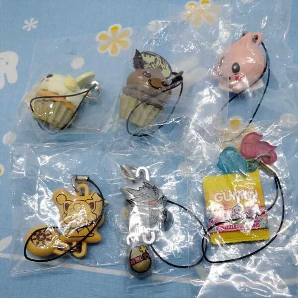 パズルアンドドラゴンズ パズドラ おやつ マスコット 8種セット 未開封新品 お菓子 フィギュア チャーム ストラップ スイーツ