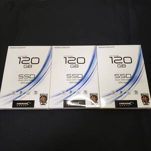 未使用品 HIDISC 120GB SSD SATA 3個set