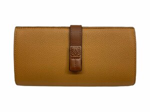 LOEWE (ロエベ) LARGE VERTICAL WALLET ラージ バーティカル ウォレット 二つ折り 長財布 062208 ブラウン ブランド /036