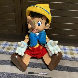 レア worthfield Disney ピノキオ ビッグサイズ ソフビフィギュア ソフビ ディズニー 人形 Pinocchio doll figure レトロ アンティーク