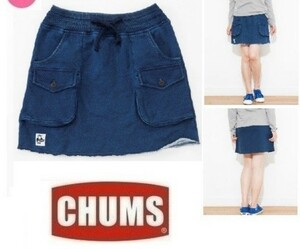 【CHUMS】スウェットブッシュスカートインディゴ