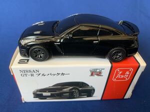 プルバックカー◆NISSAN 日産 GT-R 黒　　　　　◆