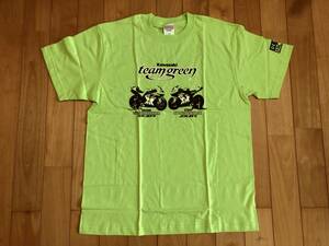 【未使用】【非売品】カワサキ Taem green Tシャツ KAWASAKI 8耐応援に！ ツーリングに！