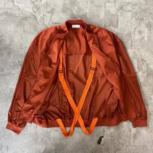 wonderland ワンダーランド ナイロン ジップ ブルゾン ボンバー ジャケット オーバーサイズ 羽織 オレンジ 系 サイズ 1