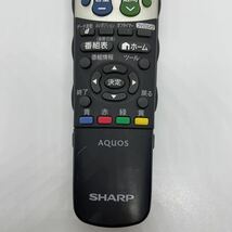 概ね美品　SHARP シャープ GA835WJSA AQUOS テレビリモコン d37f157sm_画像3