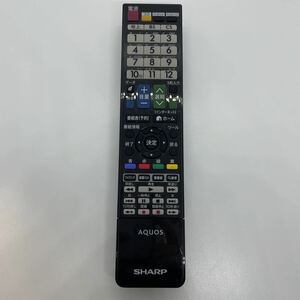 概ね美品　SHARP シャープ AQUOS　リモコン　GB140WJSA a8g8sm