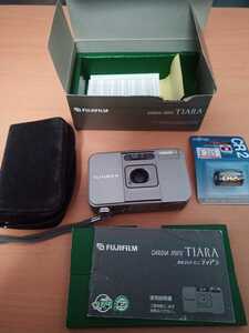 FUJIFILM 富士フィルム CARDIA MINI TIARA カルディアミニティアラ 箱、説明書、ケース、電池付き 定形外郵便にて発送
