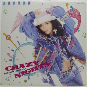 12”Single,本田美奈子 CRAZY NIGHTS