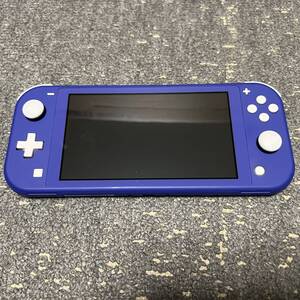 (中古) Nintendo switch Lite ニンテンドー スイッチ ライト ブルー 本体のみ 動作良好 動作確認済み 状態C キズあり (送料無料)