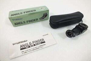 □ voigtlander フォクトレンダー ANGLE-FINDER for 6×6 6×4.5 ファインダー 取扱説明書有り 元箱付き 中古 現状品 220706E6032