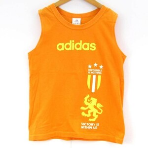  Adidas футбол майка . вода скорость . спортивная одежда для мальчика 130 размер orange Kids ребенок одежда adidas
