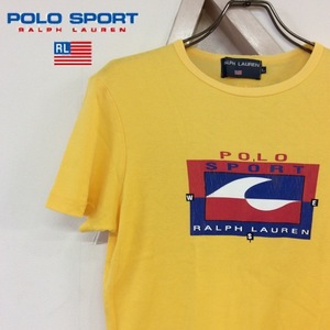 RALPH LAUREN POLO SPORT　ラルフローレンポロスポーツ　半袖シャツ　Tシャツ　ビックロゴ　イエロー
