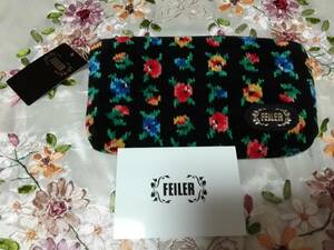 FEILER / フェイラー カリーナ ポーチ　未使用品　=送料￥140～=