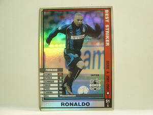 WCCF 2001-2002 BS ロナウド　Ronaldo Luis Nazario 1976 Brazil　FC Inter Milano 01-02 Italy Serie A Best Striker