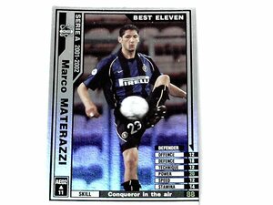 WCCF 2001-2002 AE マルコ・マテラッツィ　Marco Materazzi 1973 Italy　FC Inter Milano 01-02 Serie A Best eleven