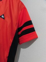 美品 le coq sportif GOLF ルコック ゴルフ/ナイロン切替 半袖シャツM/プルオーバー 半袖 アウター/赤 レッド/メンズ/QG5590CP_画像7