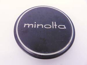 002● Minolta 約53~54mm メタル レンズキャップ 送料無料 【検: ミノルタ オールドレンズ 純正 禮璽 】