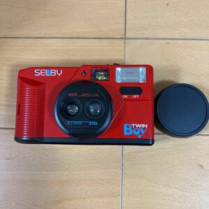 SELBY ツインボーイ TWIN Boy 赤 レッド 日本製 フィルムカメラ ジャンク