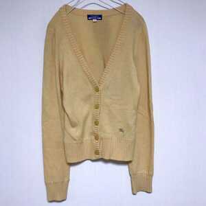  Burberry ensemble knitted cardigan wool cashmere sombreness yellow 