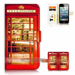 iPhone 5 アイフォン ファイブ 電話 ボックス テレフォン スマホケース 手帳型ケース スマートフォン カバー