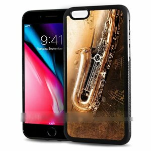 iPhone 13 mini ミニ サクソフォン 楽譜 スマホケース アートケース スマートフォン カバー