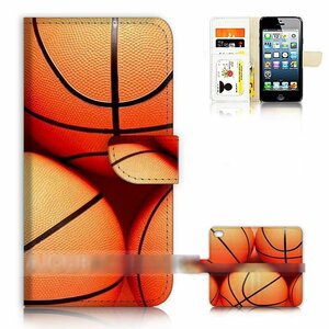 iPhone 7 Plus 8 Plus アイフォン セブン エイト プラス バスケットボール スマホケース 手帳型ケース スマートフォン カバー