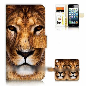iPhone 5 5S SE アイフォン ファイブ エス エスイー ライオン シシ 獅子 スマホケース 手帳型ケース スマートフォン カバー