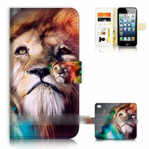 iPhone 7 Plus 8 Plus アイフォン セブン エイト プラス ライオン シシ 獅子 スマホケース 手帳型ケース スマートフォン カバー